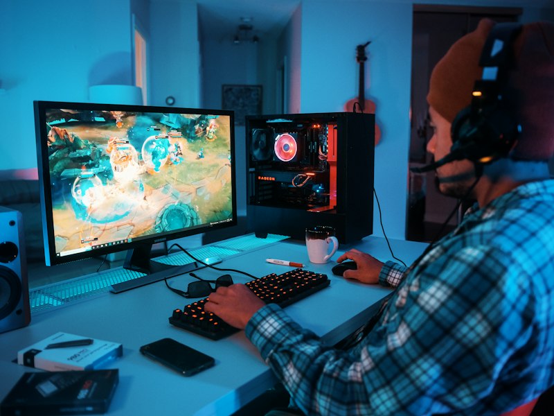 Guild members at a LAN meetup